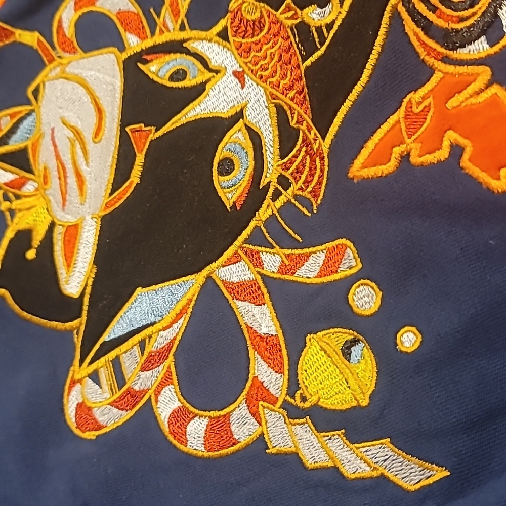 NWT Embroidered BiBisama Fishbone sweater  - Picture 10 of 12
